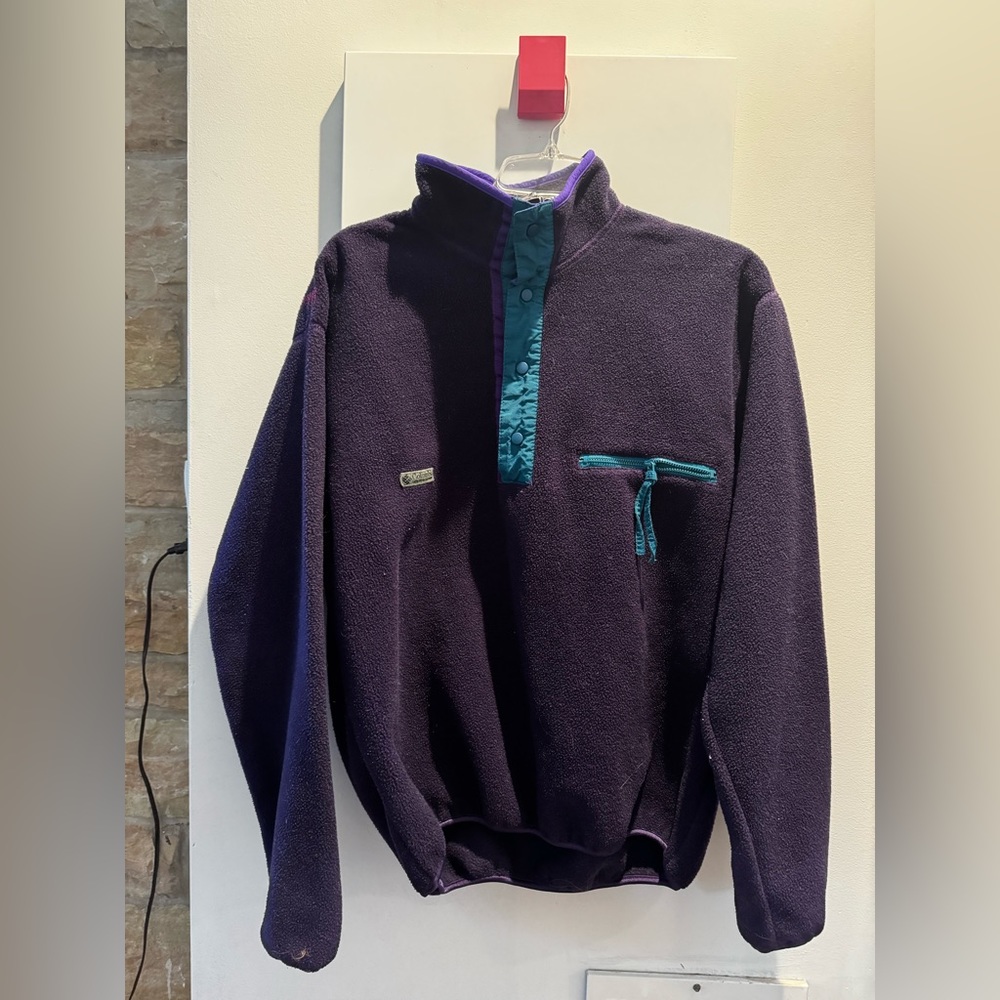Vintage Columbia Fleece Sweater Made in USA